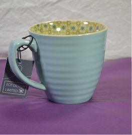 Aqua Paisley mug
