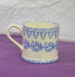 Lacy Blue Mug